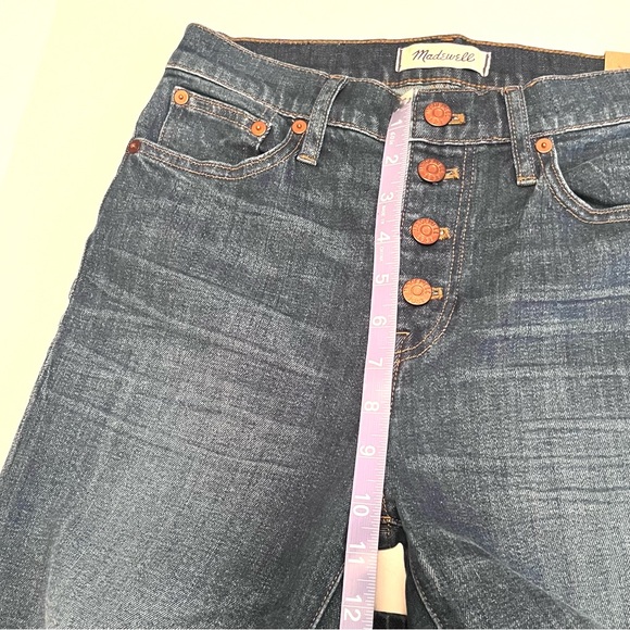 Madewell Flee Market Flares Jeans size 26 new mid wash button fly - Picture 9 of 10